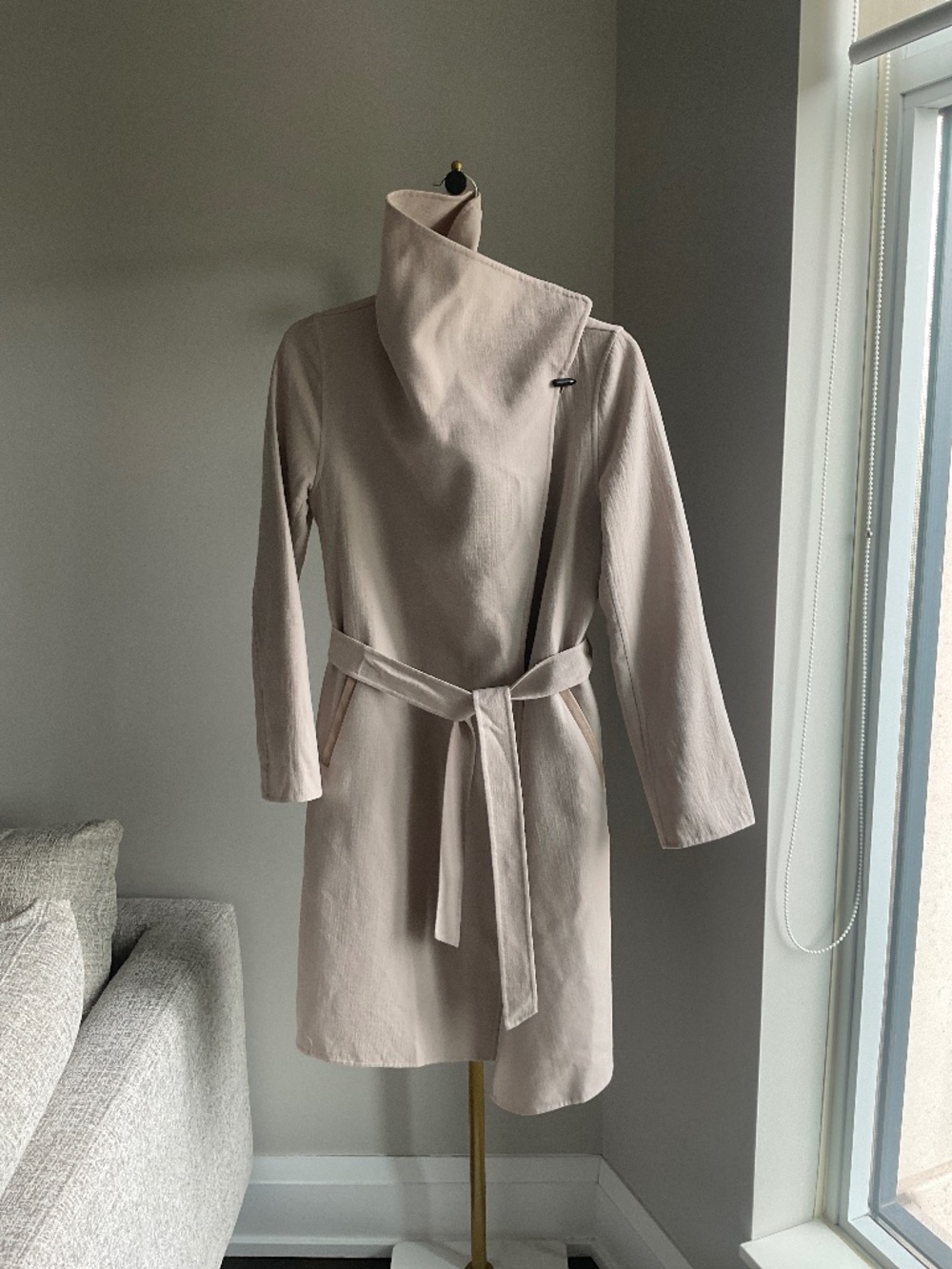 Mackage Light Wool Trench Coat